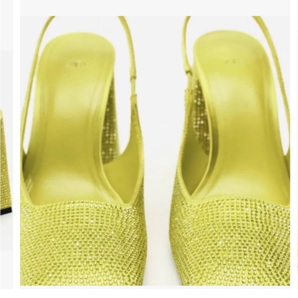 Zara Rhinestone Block Heel Sandals - Picture 3 of 5